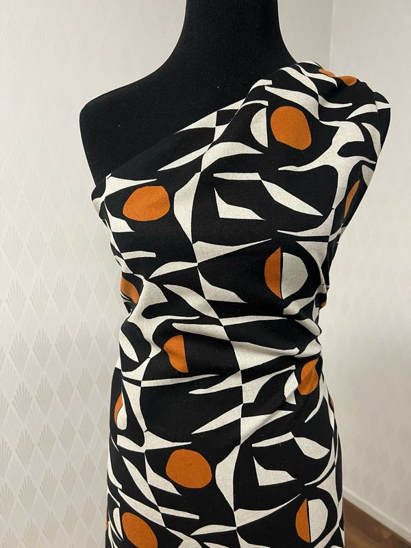 Ydin-viskoosipellava, Oranssi-pellava-musta