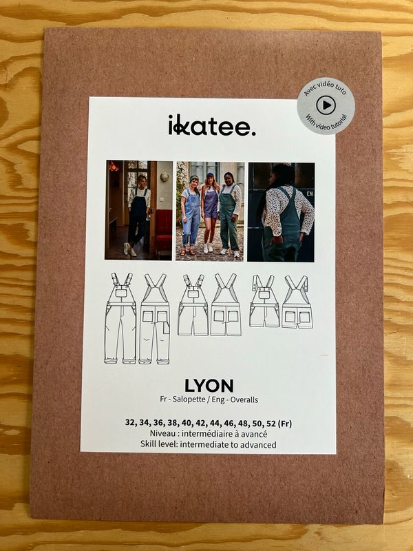 Ikatee Lyon -lappuhaalarikaava, Naiset 32-52 Ikatee Lyon -lappuhaalarikaava, Naiset 32-52