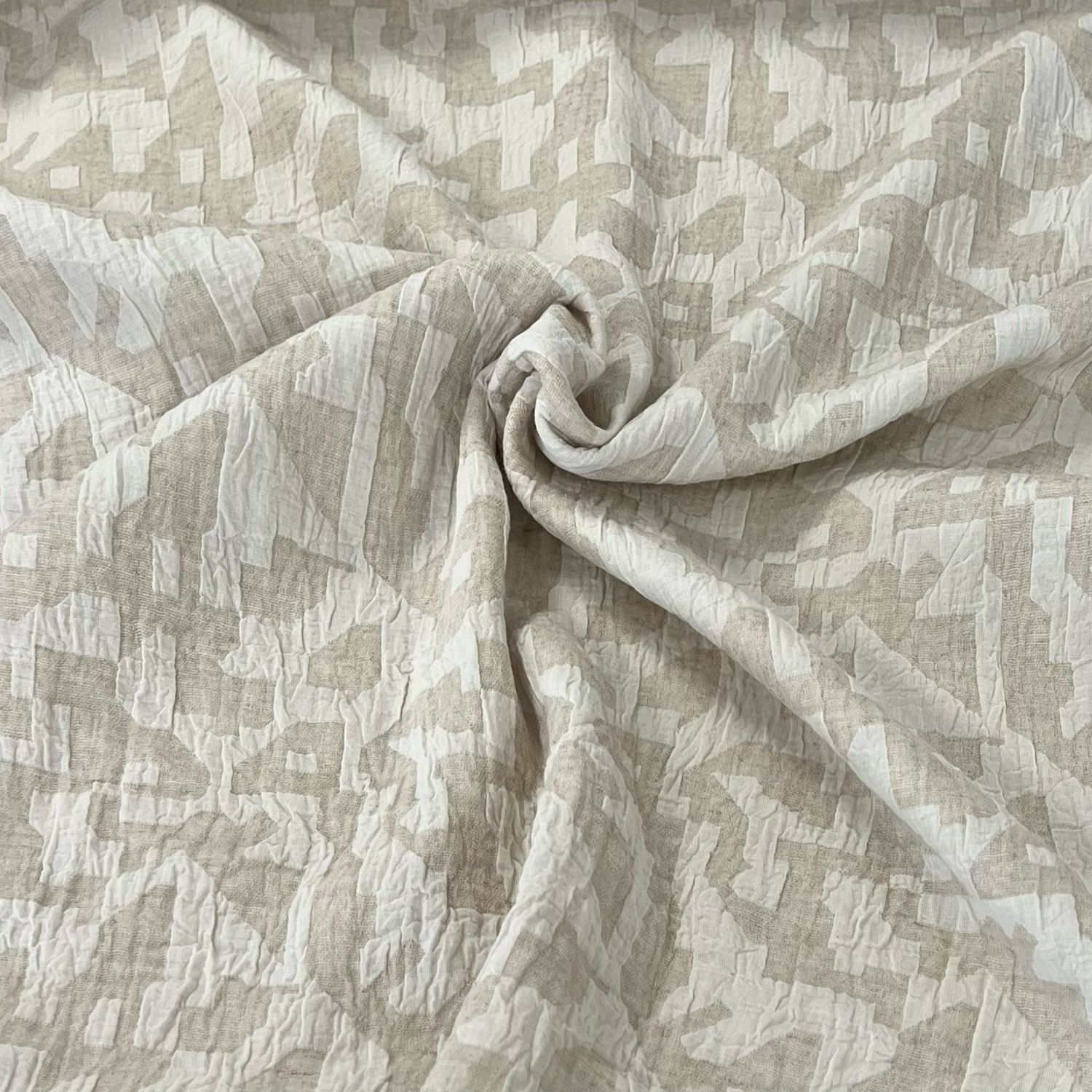 Kulmikas, Kuviokudottu Pellavasekoite