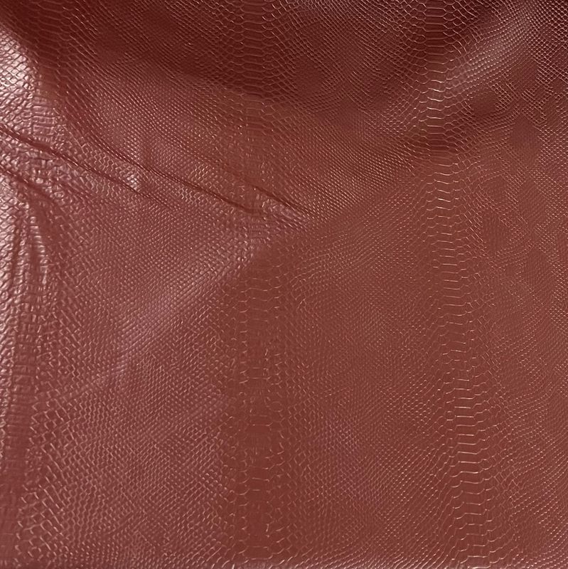 Snake SKin-keinonahka, Punaruskea