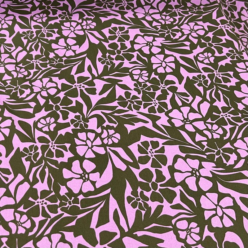 Surfer-puuvillaviskoosi, Khaki-lila Surfer-puuvillaviskoosi, Khaki-lila