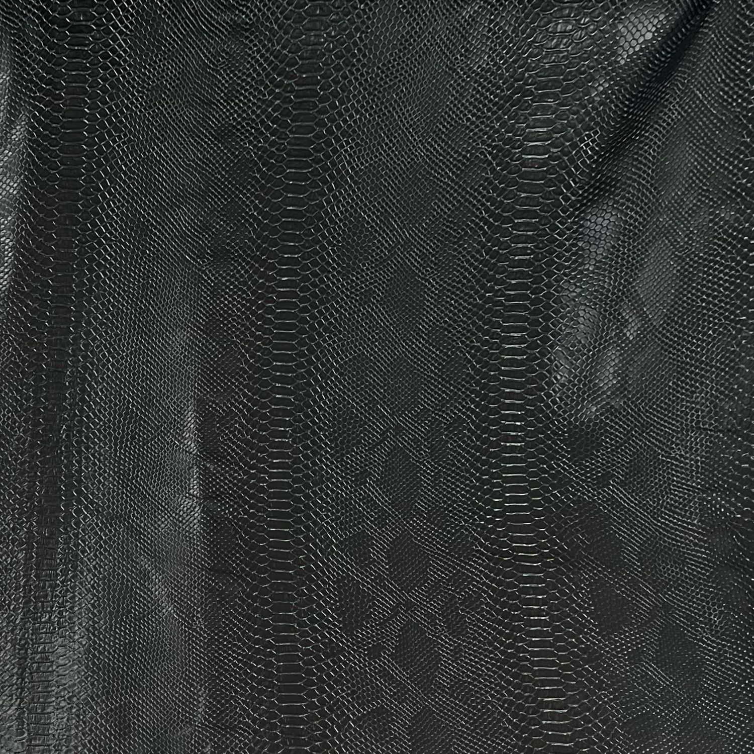 Snake SKin-keinonahka, Musta