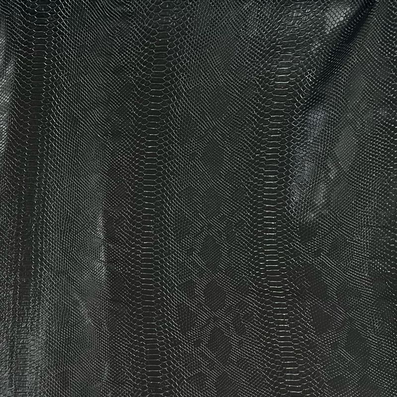 Snake SKin-keinonahka, Musta