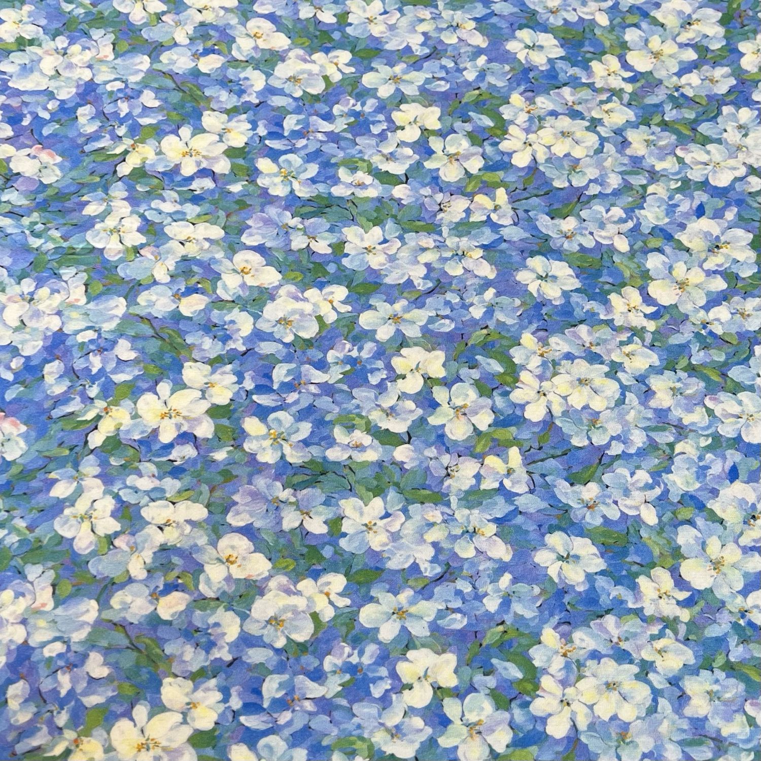 Valkovuokot -viskoosi, Vaaleansininen