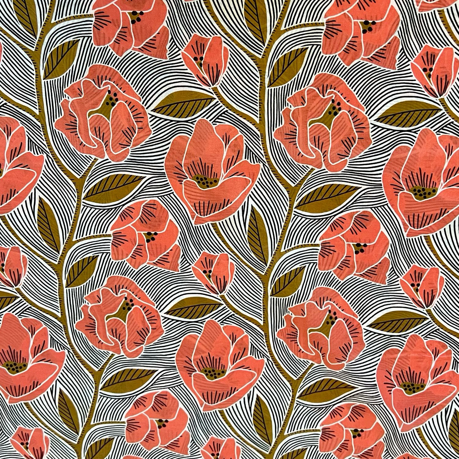 Ronja -ohut puuvillapopliini, Koralli-muva