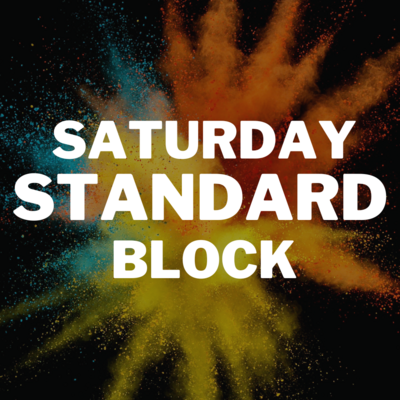 Saturday ONLY - Standard Block for 6 PEOPLE