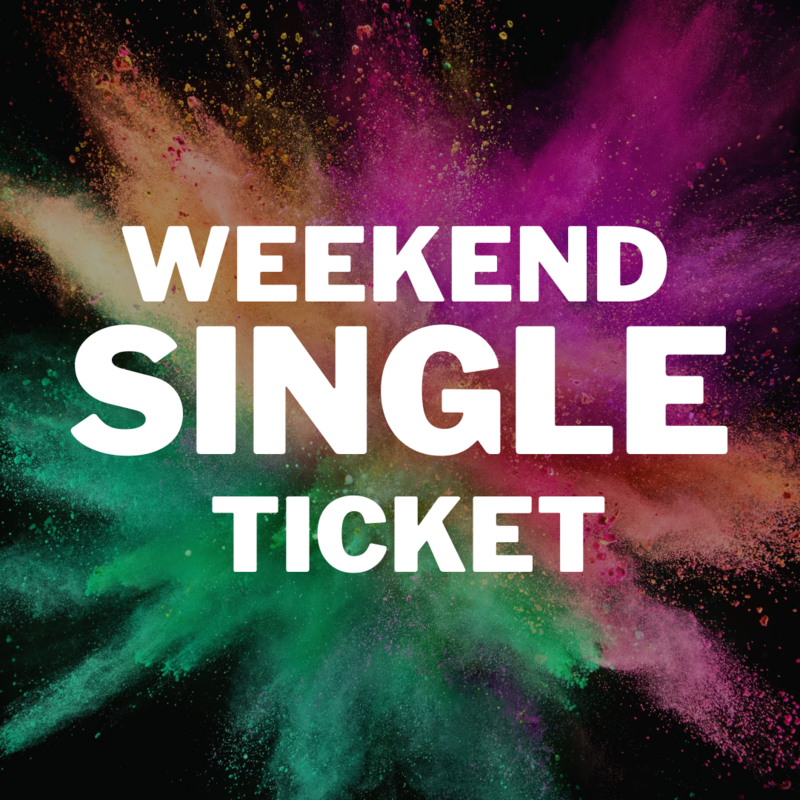 Single WEEKEND Ticket