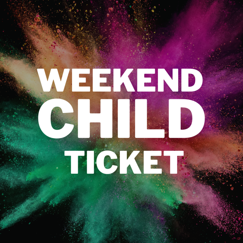Single CHILD WEEKEND Ticket