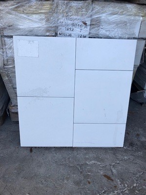 12x12 White Tile