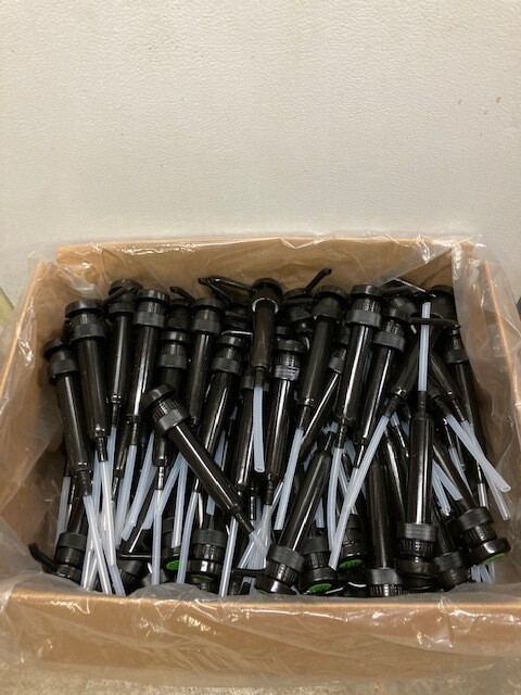 Case Of Plain Black Liquid Pumps