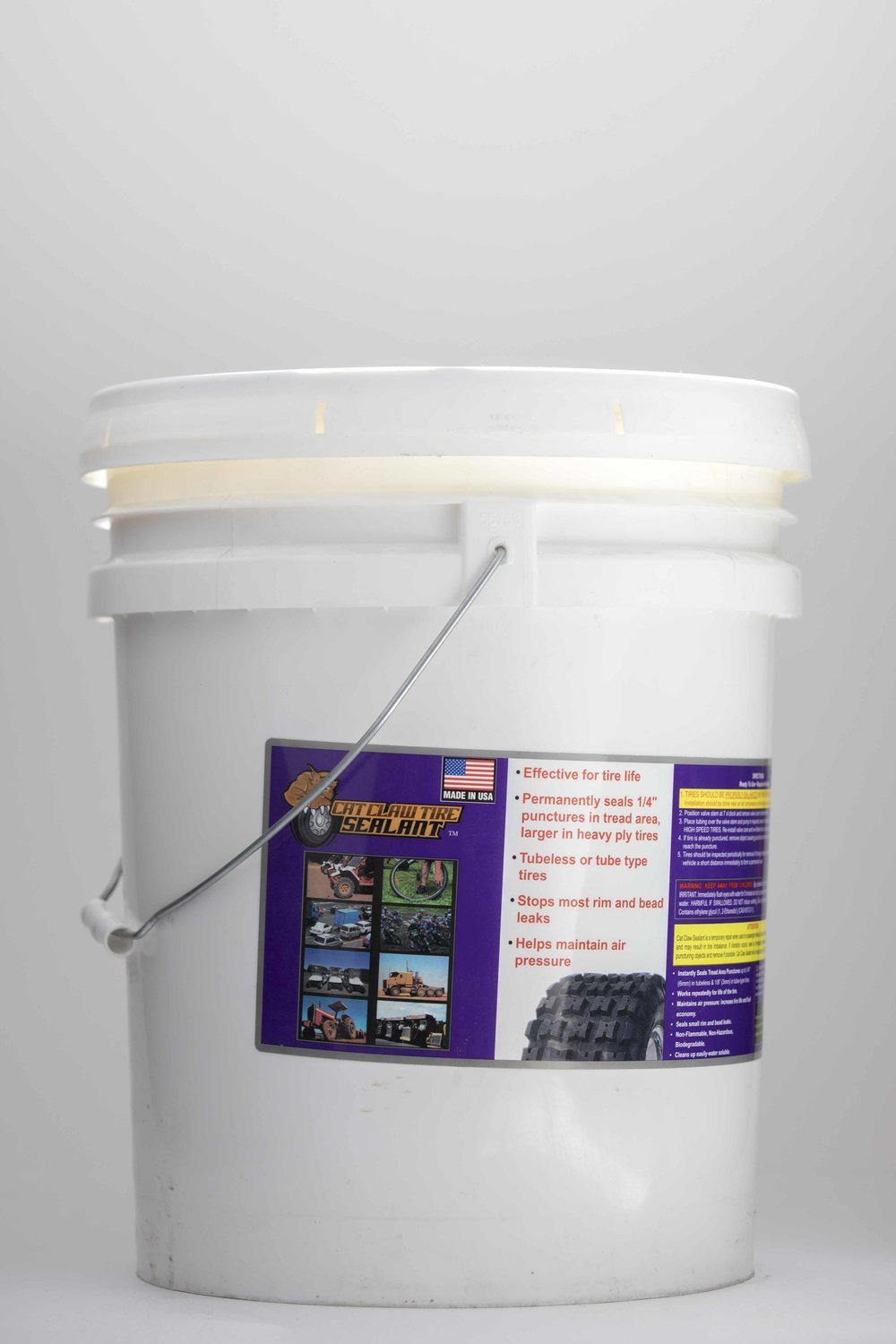 5 Gallon Pail Of Cat Claw Tire Sealant