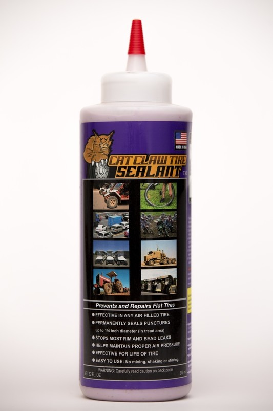 32 oz Cat Claw Tire Sealant, One (1) Bottle
