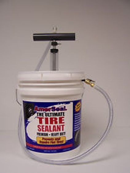 5 Gallon of AmerSeal Tire Sealant and PUMP-FREE Shipping In USA!