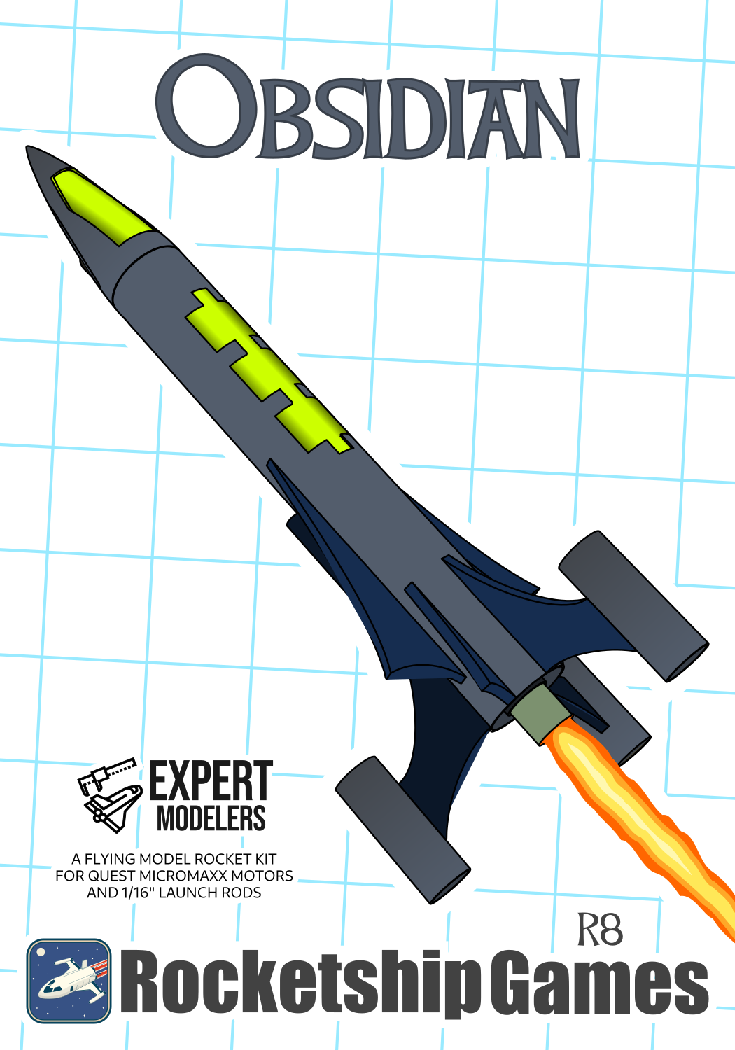 Obsidian R8 store | rocketshipgames.com