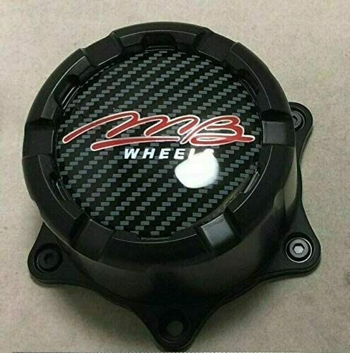 MB Wheels Chaos C-324-2 86273 Matte Black 6 Lug Wheel Center Cap Rim Hubcap Cover
