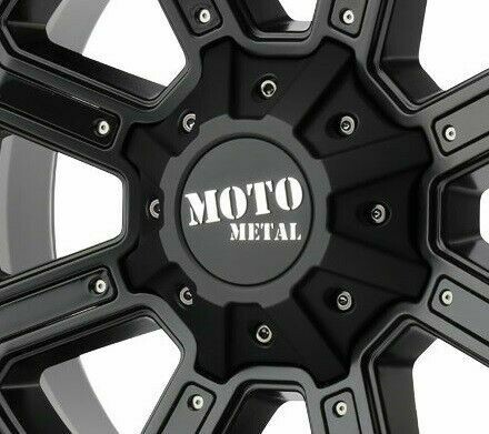 Moto Metal 984 MO984CAPAN-MB Center Cap Matte Black fits NEGATIVE OFFFSETS ONLY