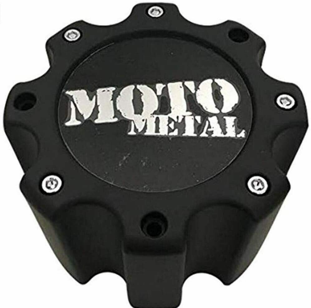 Moto Metal Rear Dually Matte Black 4-1/8" OD Wheel Center Hub Cap #400L170YB002MO