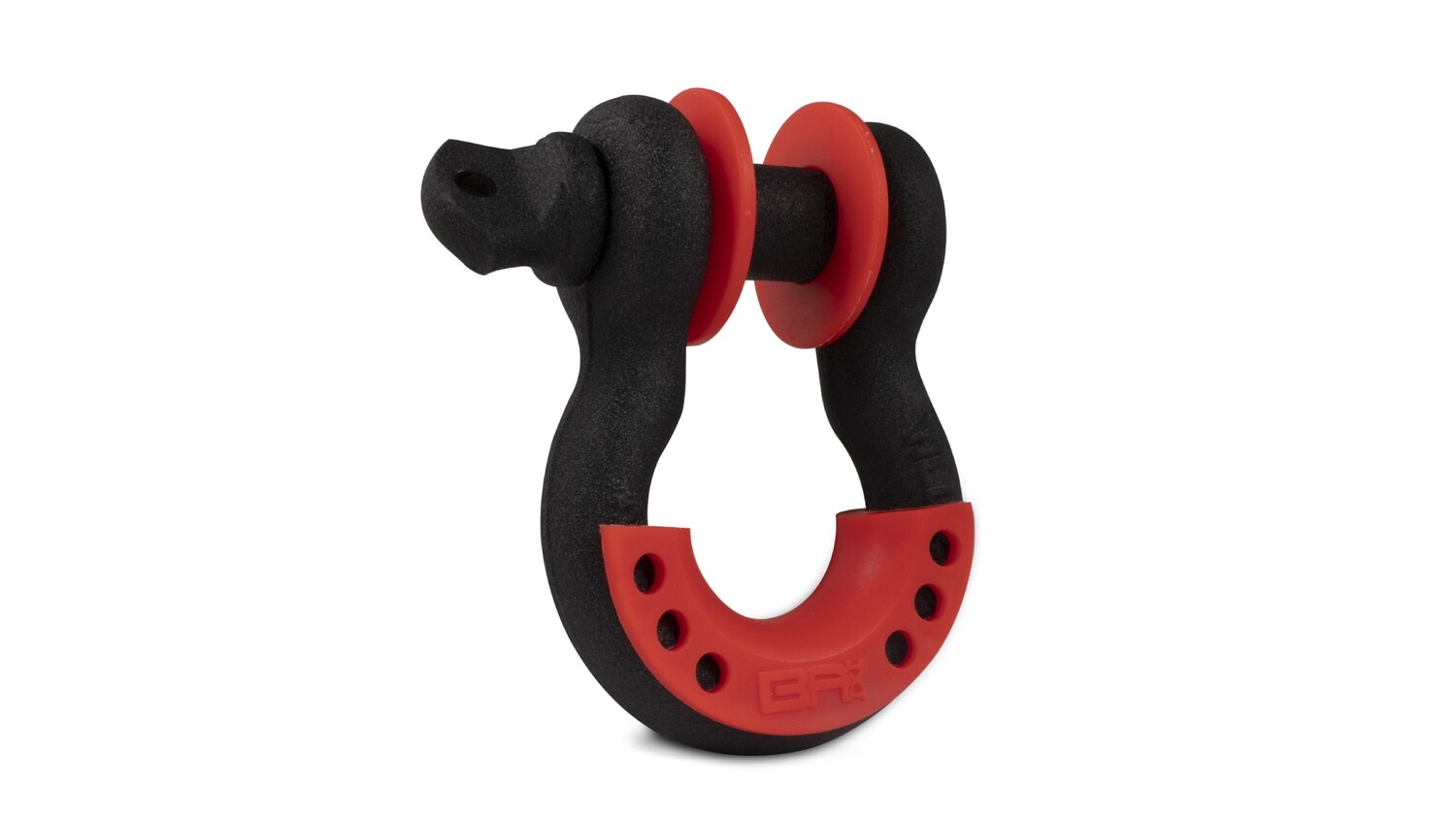 3/4 Black D-Ring With Red Isolators #3203