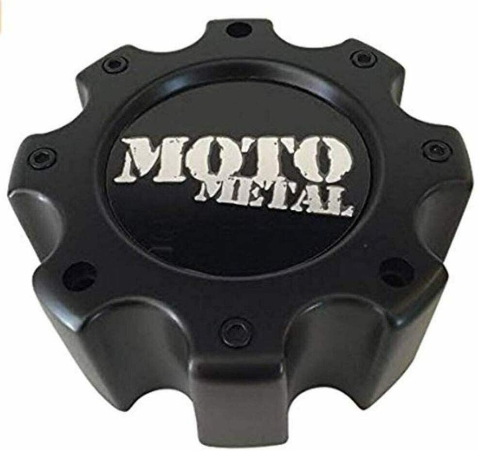 Moto Metal Wheels HE835B8165-AA LG0703-20 MO909B8165YB Matte Black Center Cap