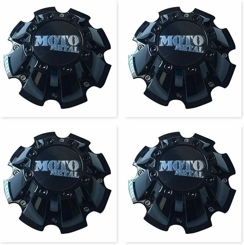 Moto Metal 4 Pack CAP M-793 M793BK01 Black Wheel Center Cap