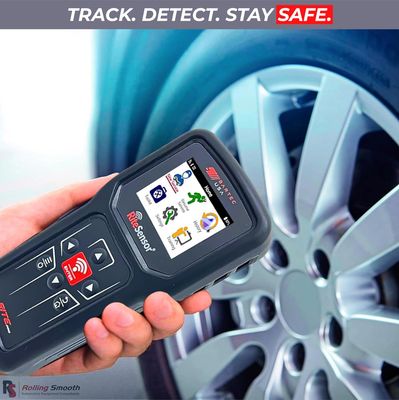 TechRitePro Tool Kit with 4 Sensors – TPMS Diagnostic Tool with 2.8” Color Display, Rechargeable Battery, OBDII Connector, TPMS Programming Tool &amp; TPMS Relearn Tool for Tire Shops &amp; Garage