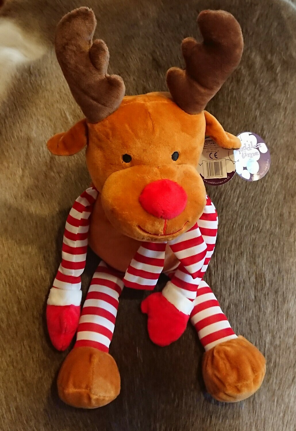 Stripy Cuddly Soft Reindeer Stripy Cuddly Soft Reindeer