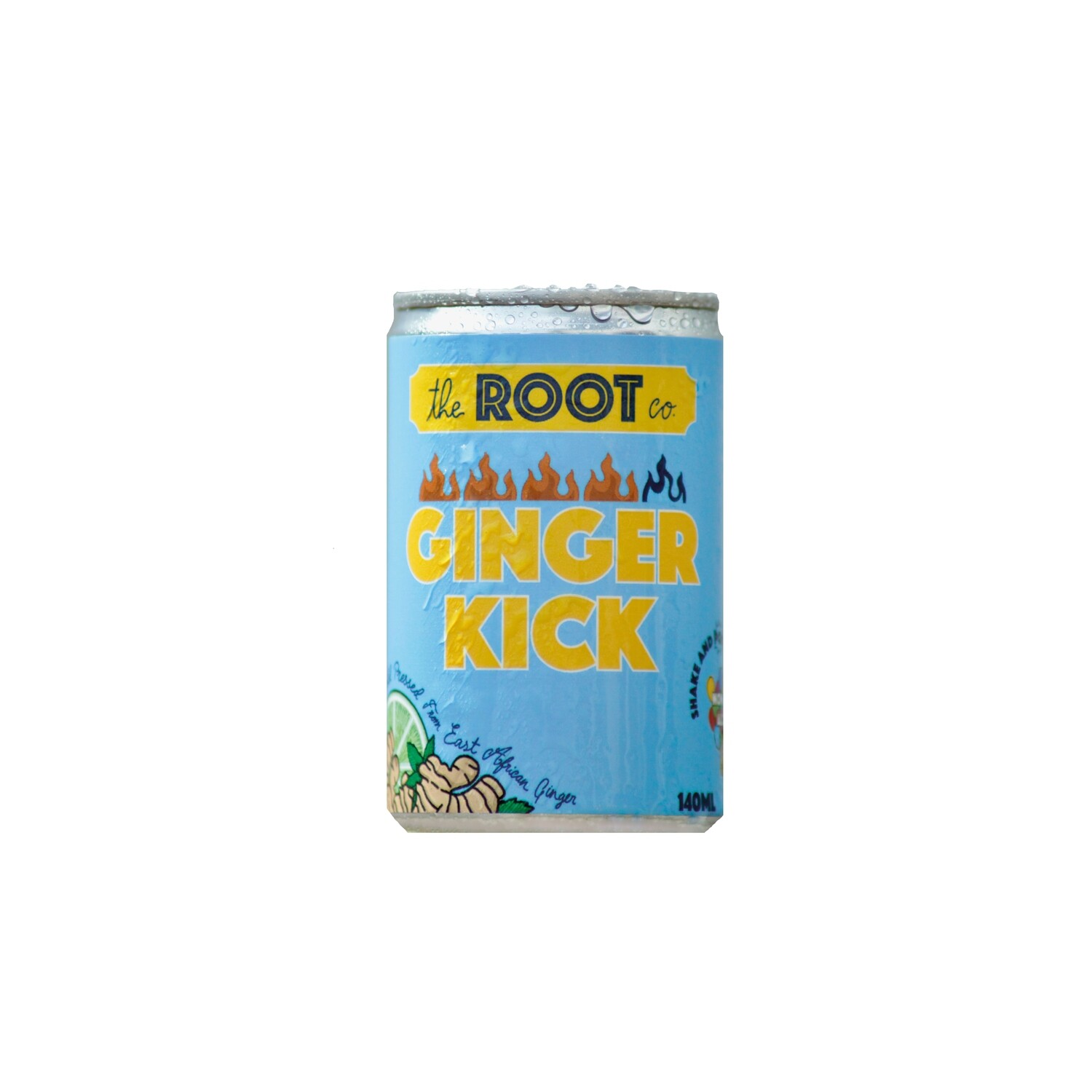 Spicy East African Root Ginger Kick (Sharing Case: 12 x 140ml, 4-Flame Heat)