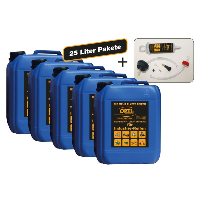 25 Liter Paket (5 x 5 Liter Nachfüllkanister) inkl. Profi-Einfüll-Zubehör
(Preis/Liter 4,90 €)