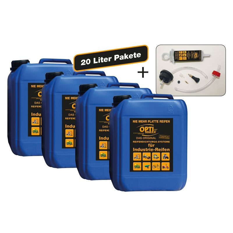 20 Liter Paket (4 x 5 Liter Nachfüllkanister) inkl. Profi-Einfüll-Zubehör
(Preis/Liter 5,40€)