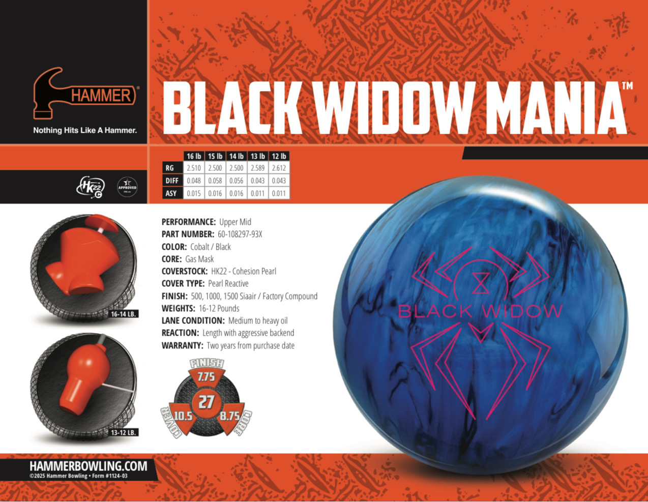 Hammer Black Widow Mania