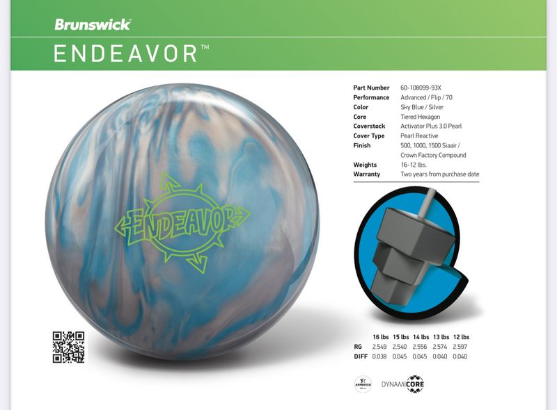 Brunswick Endeavor Pearl Brunswick Endeavor Pearl
