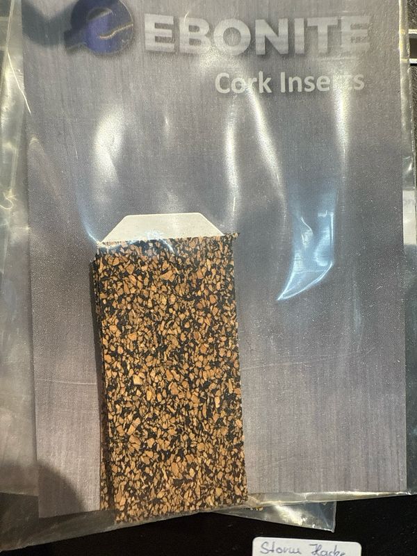 Ebonite Cork Insert