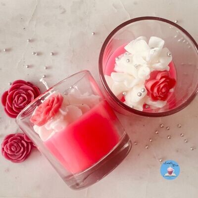 Gulab Rose Scented Shot Candle