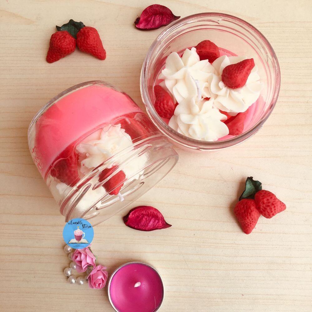 Strawberry Cheesecake Scented Candle
