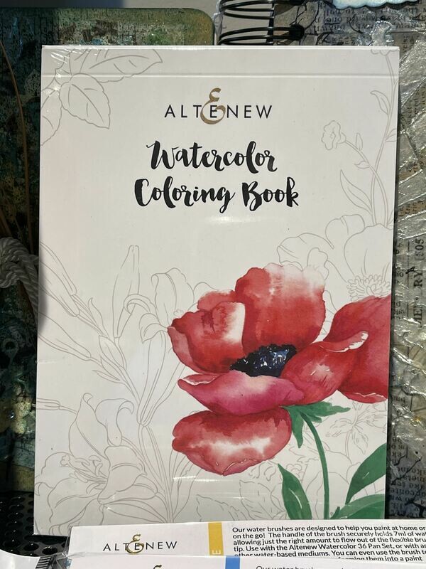 Altenew Watercolor Coloring Book