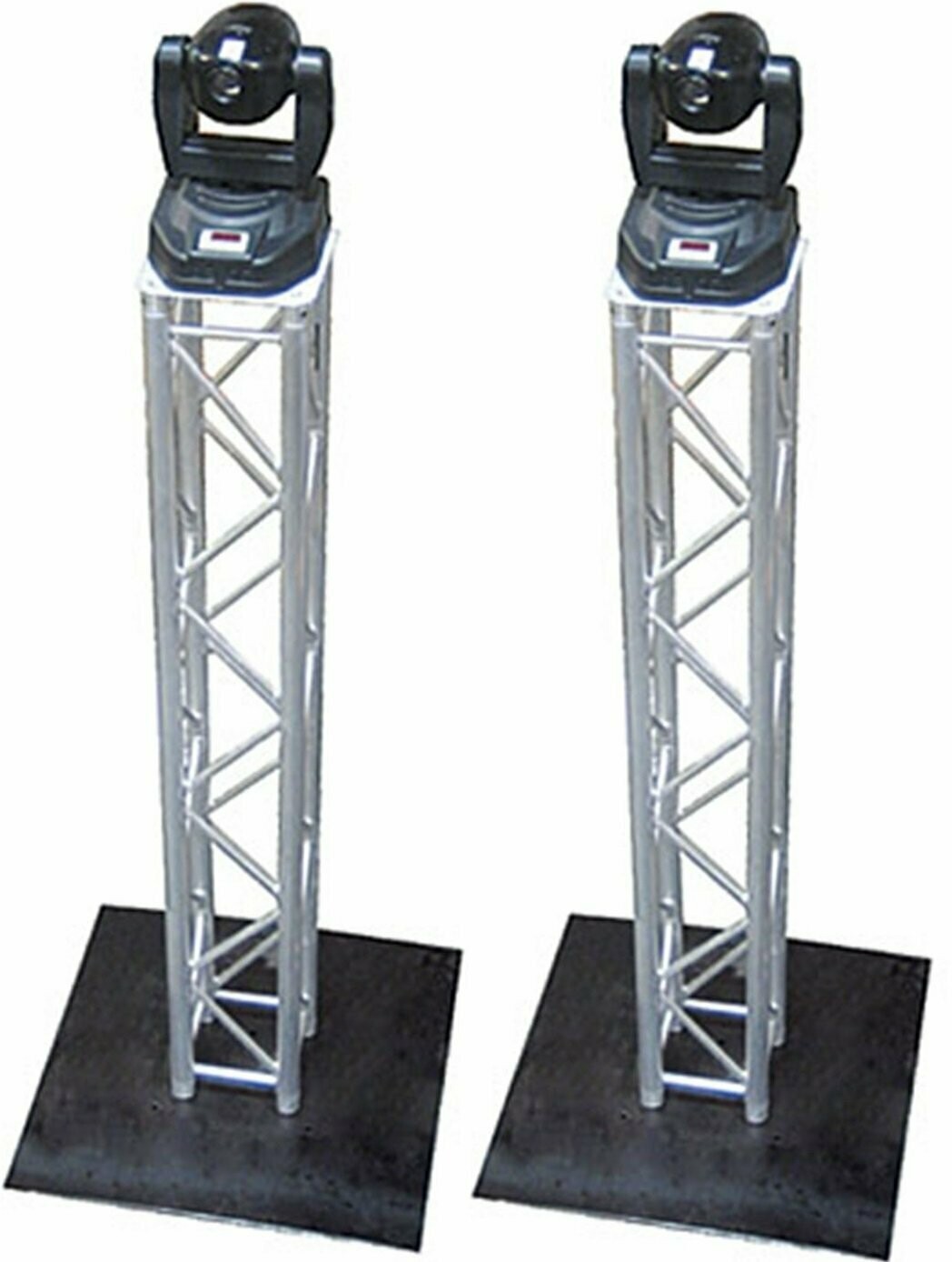 (2) Global Truss 6.4ft Square Truss Totem Package