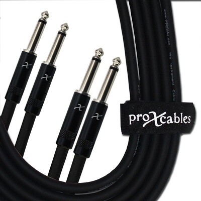 ProX XC-DP05 (5ft Dual 1/4 to Dual 1/4 Mono Cable)