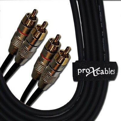 ProX XC-DRCA10 (10ft Dual RCA to Dual RCA Cable)