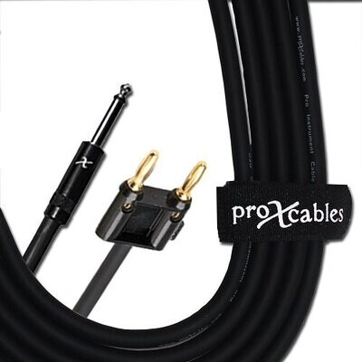 ProX XC-QB25 (25ft 1/4in TS to BANANA Cable)