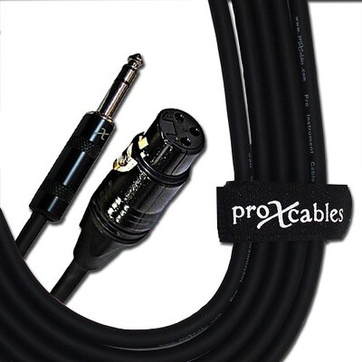 ProX XC-SXF10 (10 ft 1/4 TRS to XLR-F Cable)