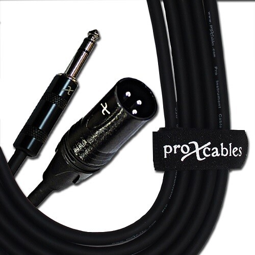 ProX XC-SXM10 (10ft 1/4 TRS to XLR Cable)