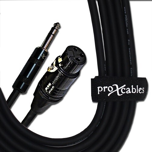 ProX XC-SXF25 (25ft 1/4 TRS to XLR-F Cable)