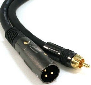 ProX XC-RXM25 (25ft RCA to XLR Male Cable)