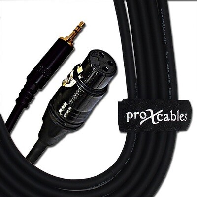 ProX XC-MXF5 (5ft 1/8in TRS to XLR-F Cable)