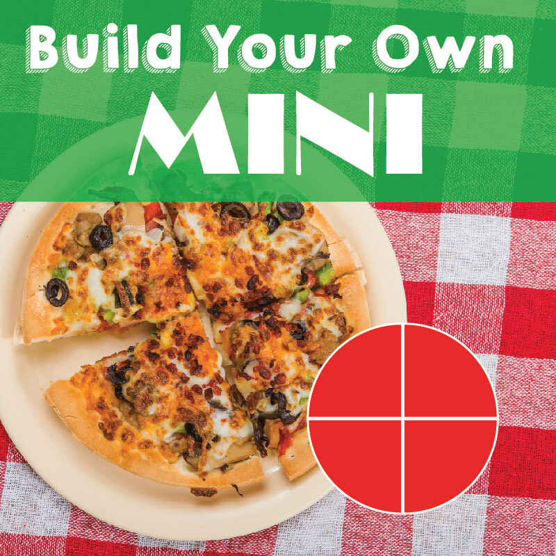 BUILD YOUR OWN MINI PIZZA