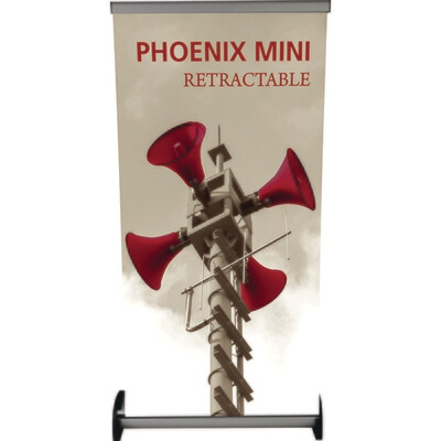 Phoenix Mini Retractable Tabletop Display