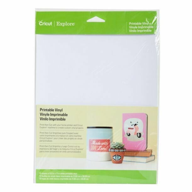 Cricut Printable White Vinyl (12 PK)