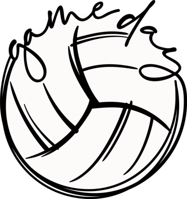 Heat Transfer Ready To Press Volleyball