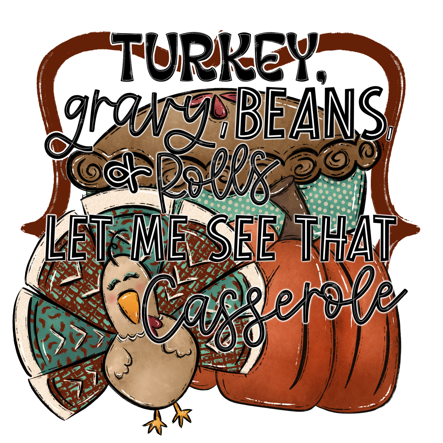 Ready To Press Thanksgiving Turkey