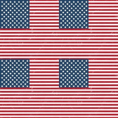 American Flag Tiled